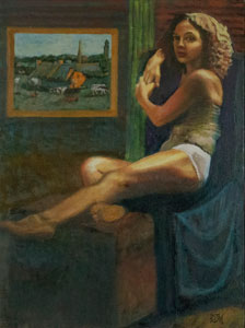 Seated Model with Gauguin