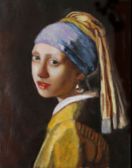 Copy of Girl with the Golden Earring by Vermeer