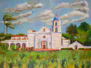 Mission San Luis Rey - Summer